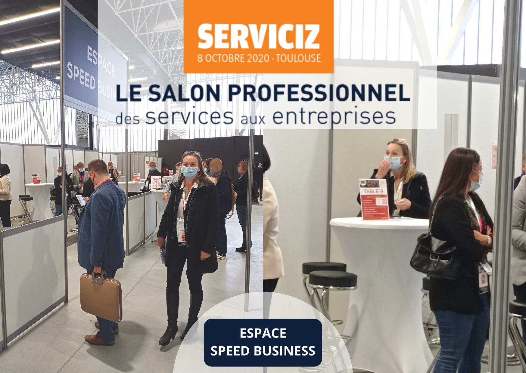 Salon professionnel Serviciz, Iteckway, Toulouse, 8 octobre 2020.