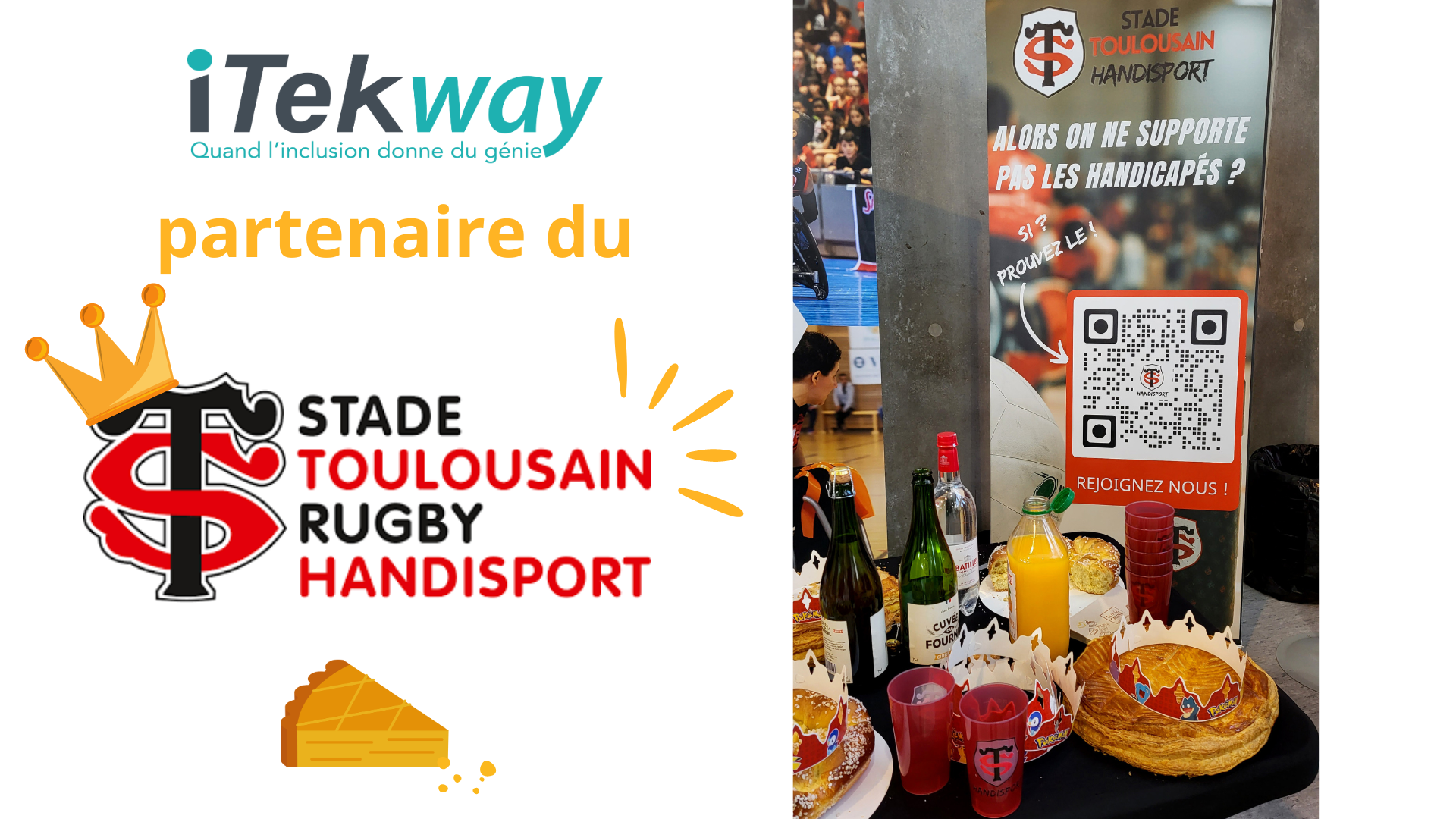 Logo de l'entreprise Iteckway, partenaire du Stade Toulousain Rugby Handisport.