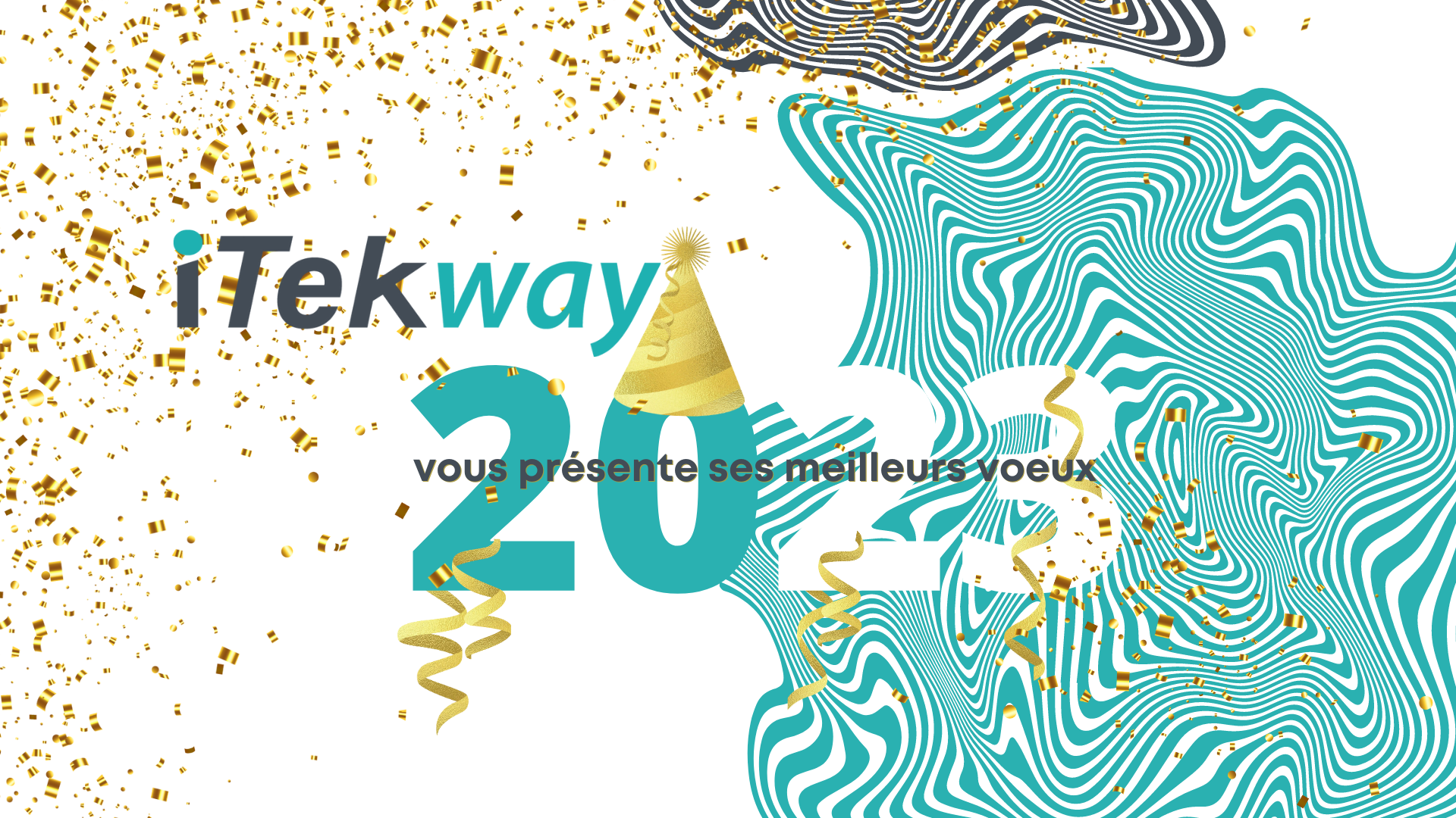 iTekway présente ses meilleurs vœux pour 2023, entreprise adaptée Toulouse.